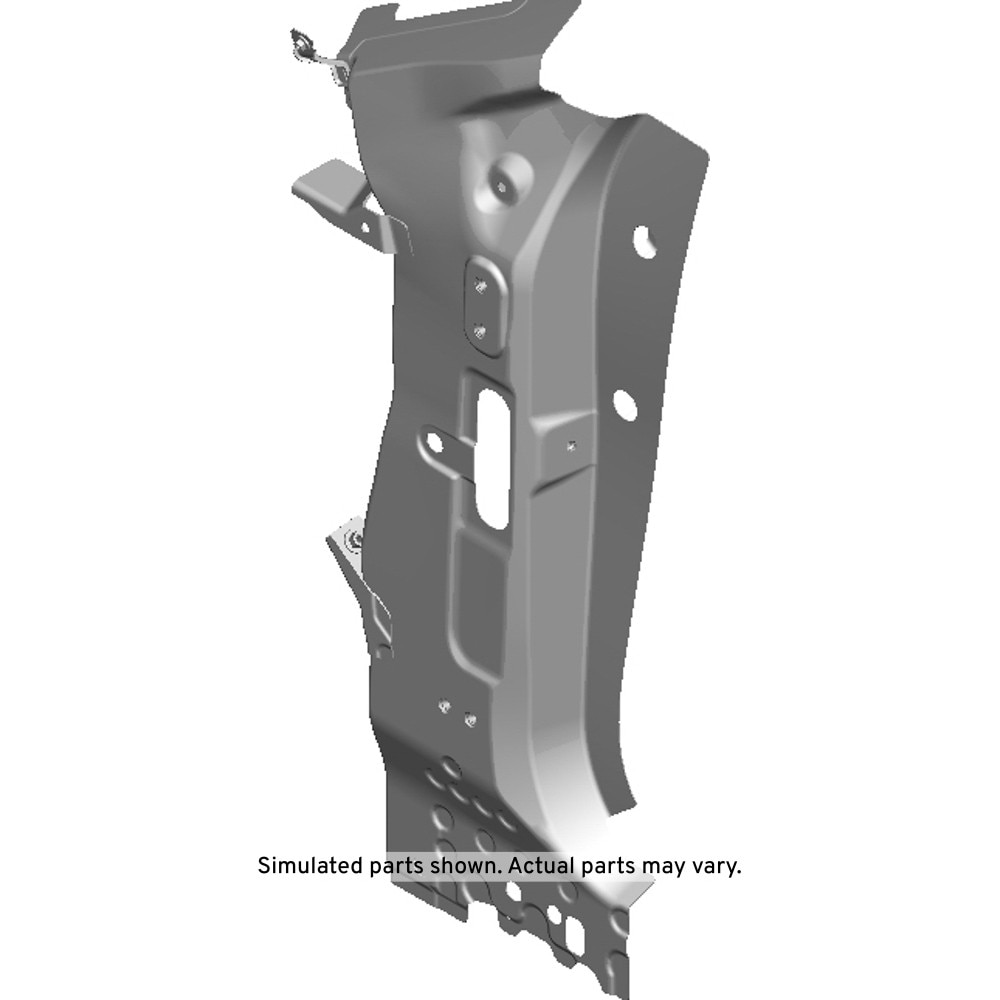 GM Genuine Parts Driver Side Body Hinge Pillar Outer Panel Reinforcement