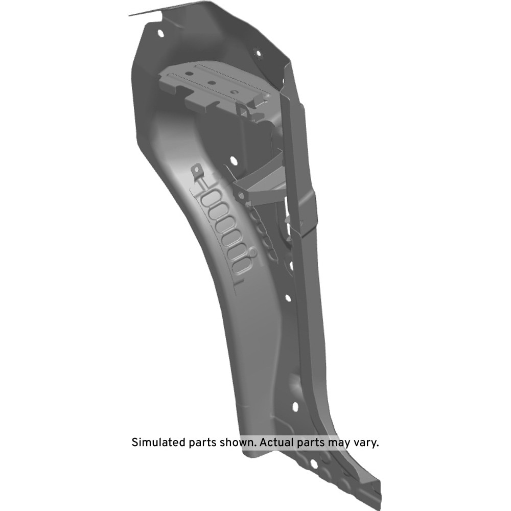 GM Genuine Parts Passenger Side Body Hinge Pillar Outer Panel Reinforcement