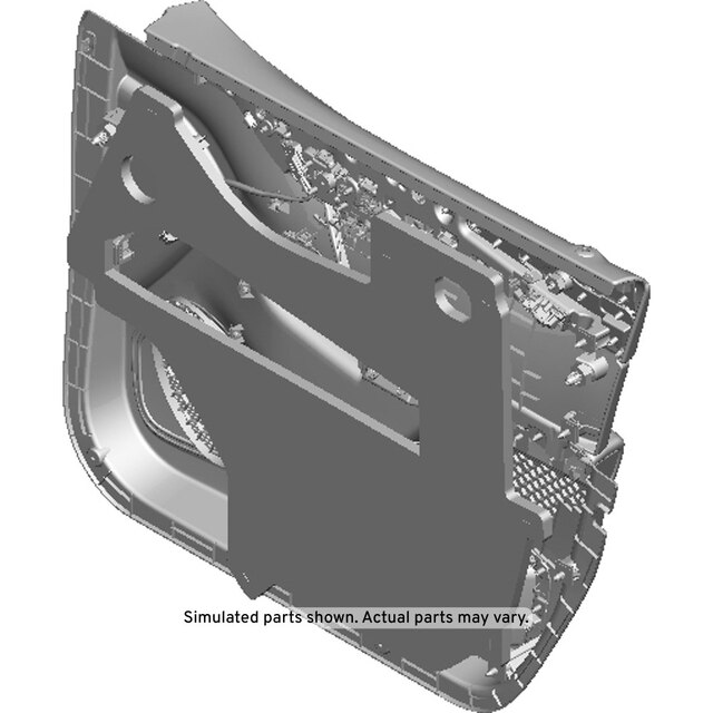 GM Genuine Parts Jet Black Front Driver Side Door Trim