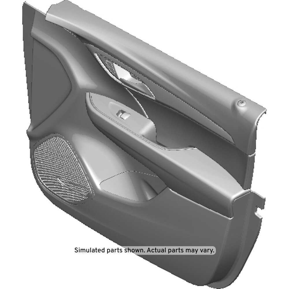 GM Genuine Parts Jet Black Front Passenger Side Door Trim