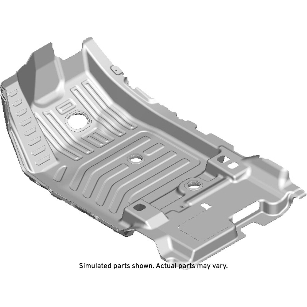 GM Genuine Parts Backen Black Front Floor Panel Driver Side Mat