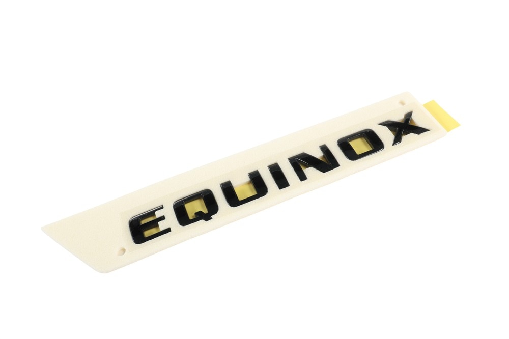 GM Genuine Parts Black Liftgate Engine Name Plate
