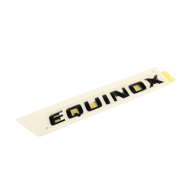 GM Genuine Parts Black Liftgate Engine Name Plate