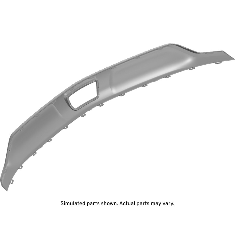GM Genuine Parts Front Bumper Fascia Skid Plate