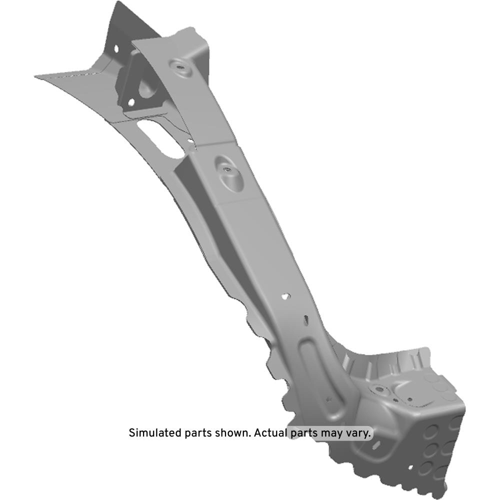GM Genuine Parts Front Passenger Side Wheelhouse Panel Upper Side Rail