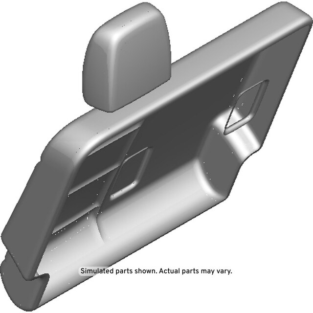 GM Genuine Parts Backen Black 3rd Row Driver Side Seat Back Cover