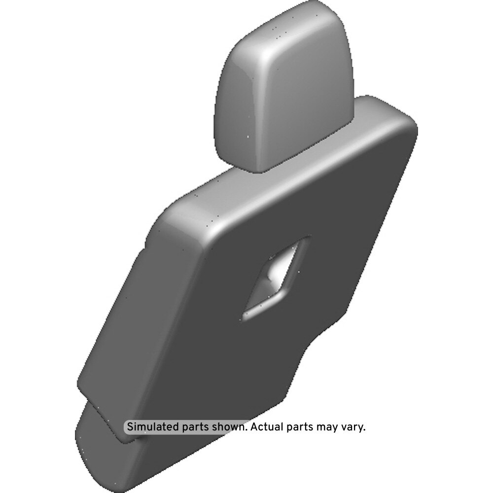 GM Genuine Parts Sky Cool Gray 3rd Row Passenger Side Seat Back Cover