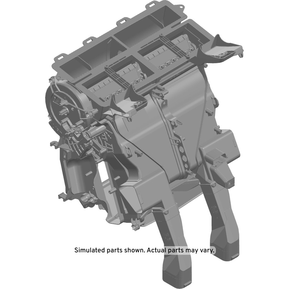 GM Genuine Parts Air Conditioning Evaporator and Blower Case