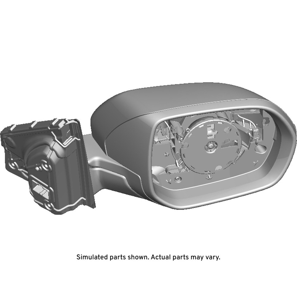 GM Genuine Parts Primed Passenger Side Door Mirror Housing