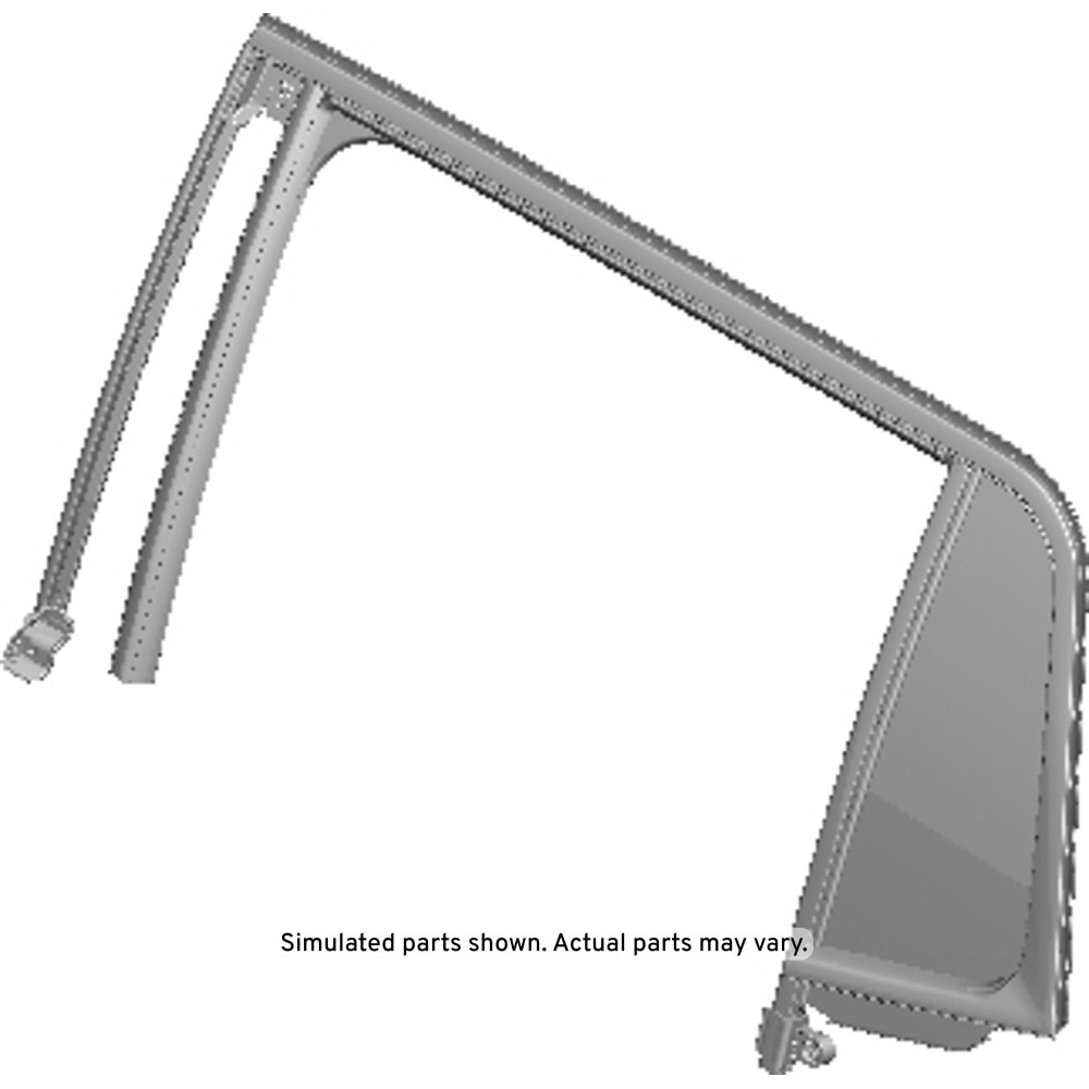 GM Genuine Parts Rear Driver Side Door Window Weatherstrip