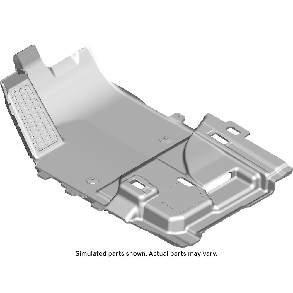 GM Genuine Parts Medium Ash Gray Front Floor Panel Driver Side Carpet