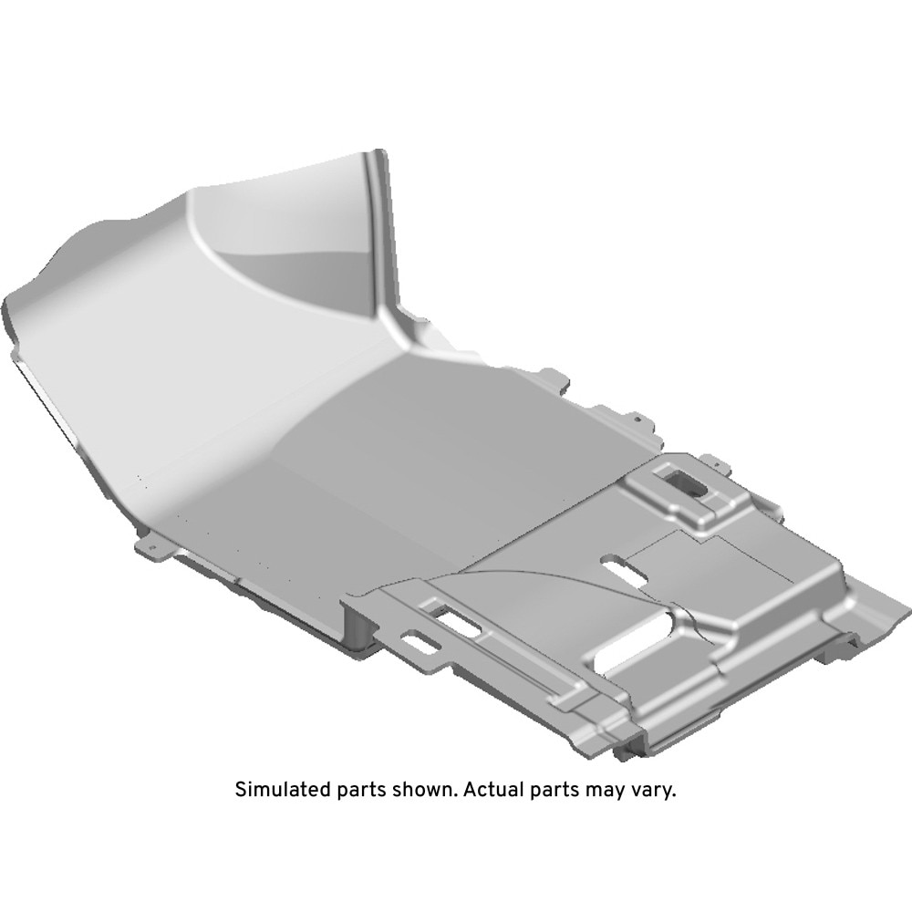GM Genuine Parts Medium Ash Gray Front Floor Panel Passenger Side Carpet