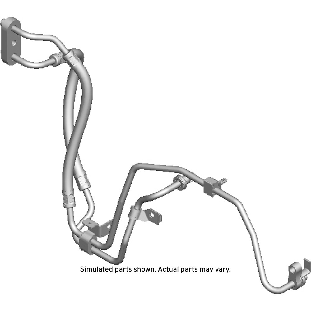 GM Genuine Parts Transmission Fluid Cooler Inlet and Outlet Pipe