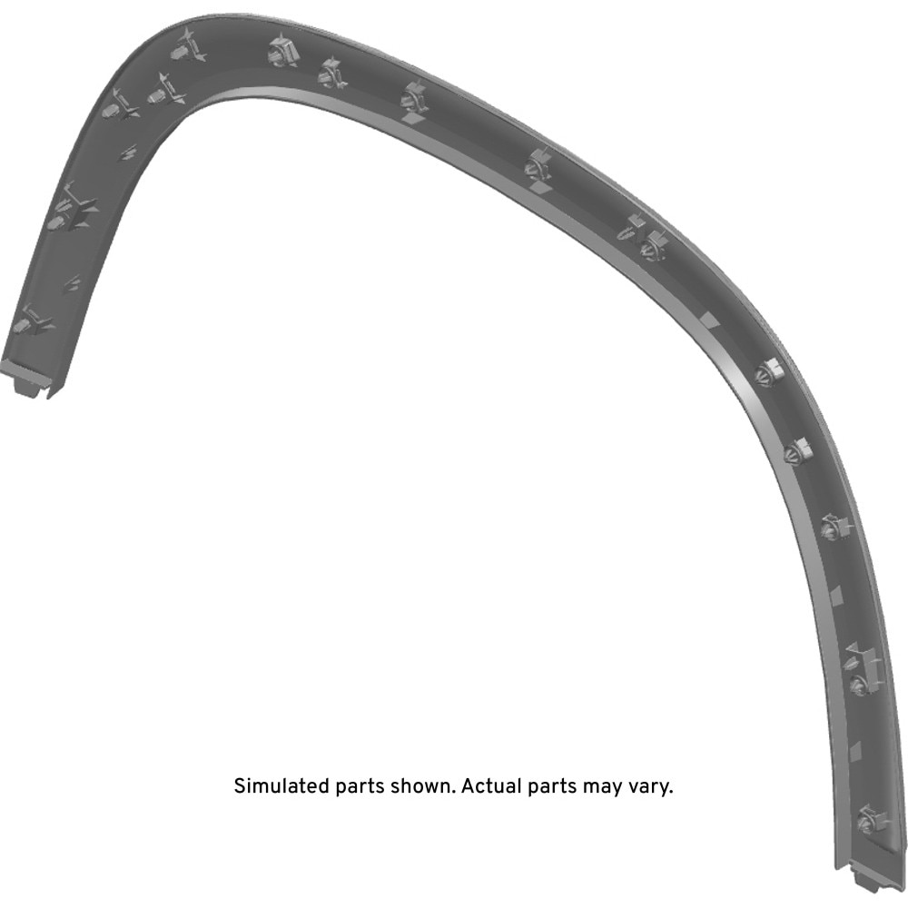 GM Genuine Parts Black Front Passengers Side Wheel Opening Molding