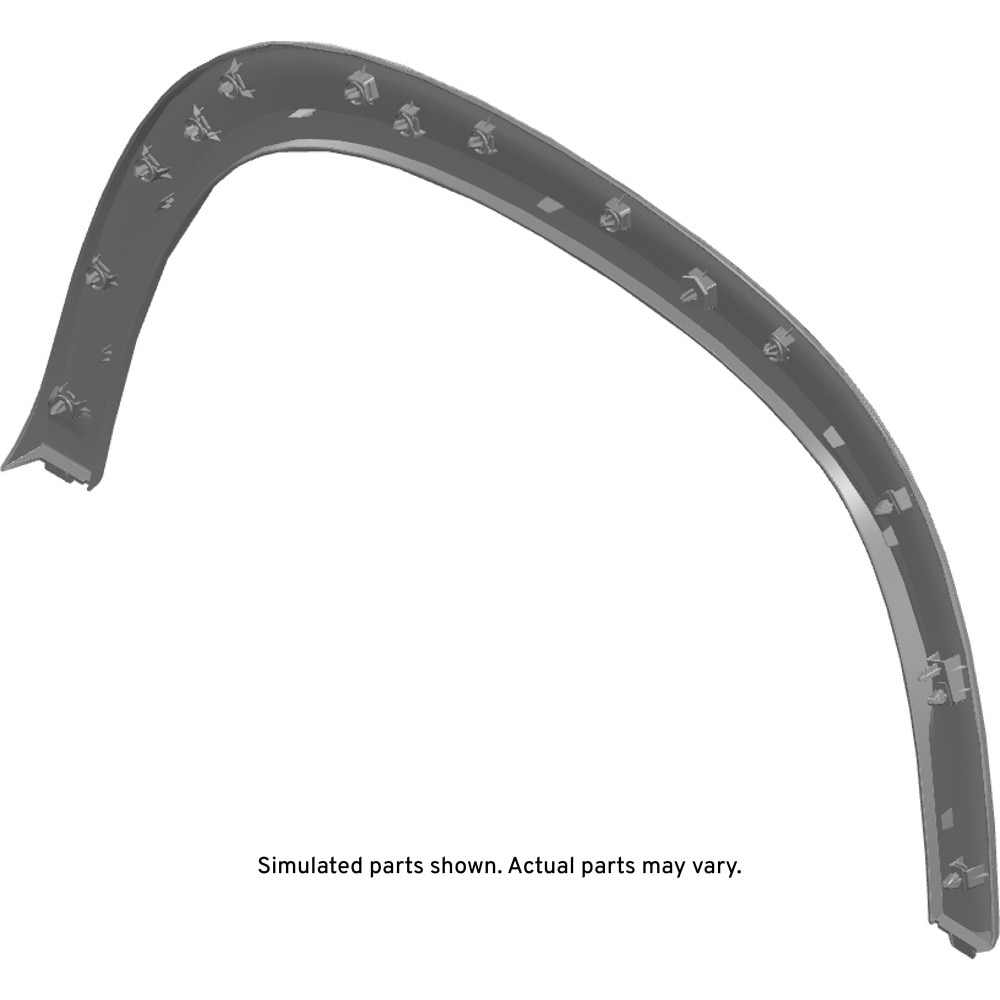 GM Genuine Parts Black Rear Passengers Side Wheel Opening Molding