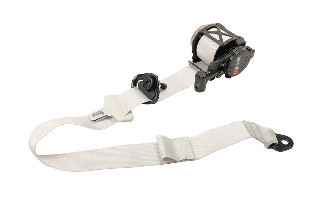 GM Genuine Parts Sheer Gray Rear Driver Side Seat Belt Retractor