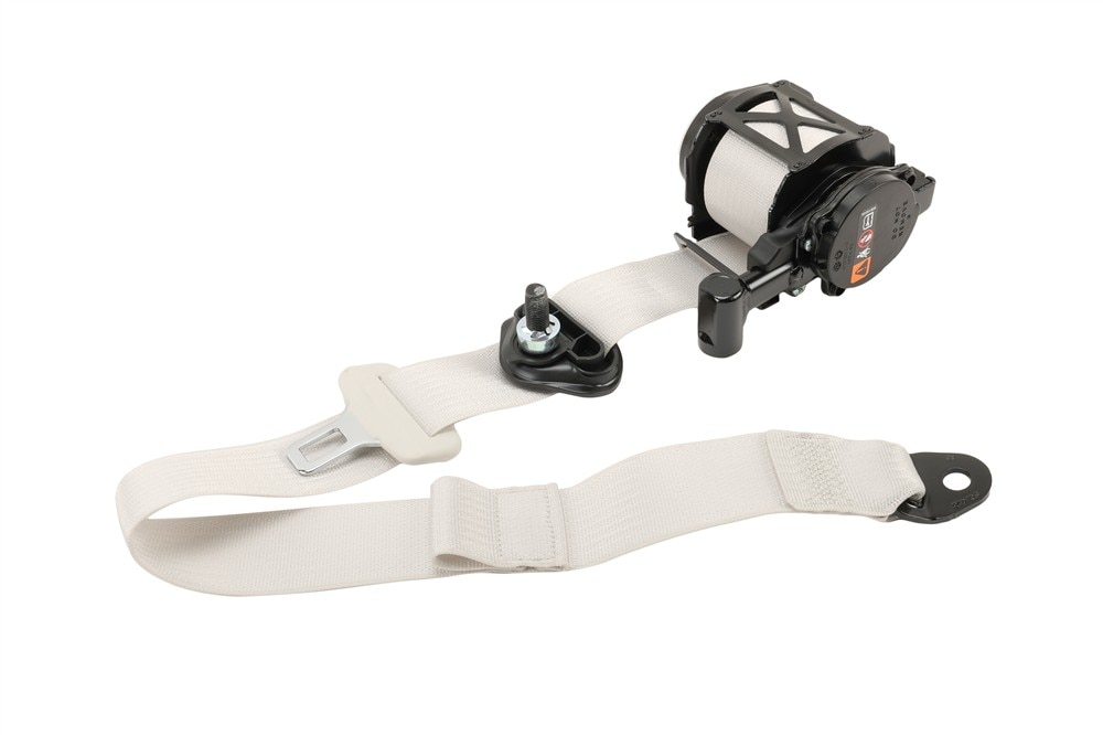 GM Genuine Parts Sheer Gray Rear Passenger Side Seat Belt Retractor