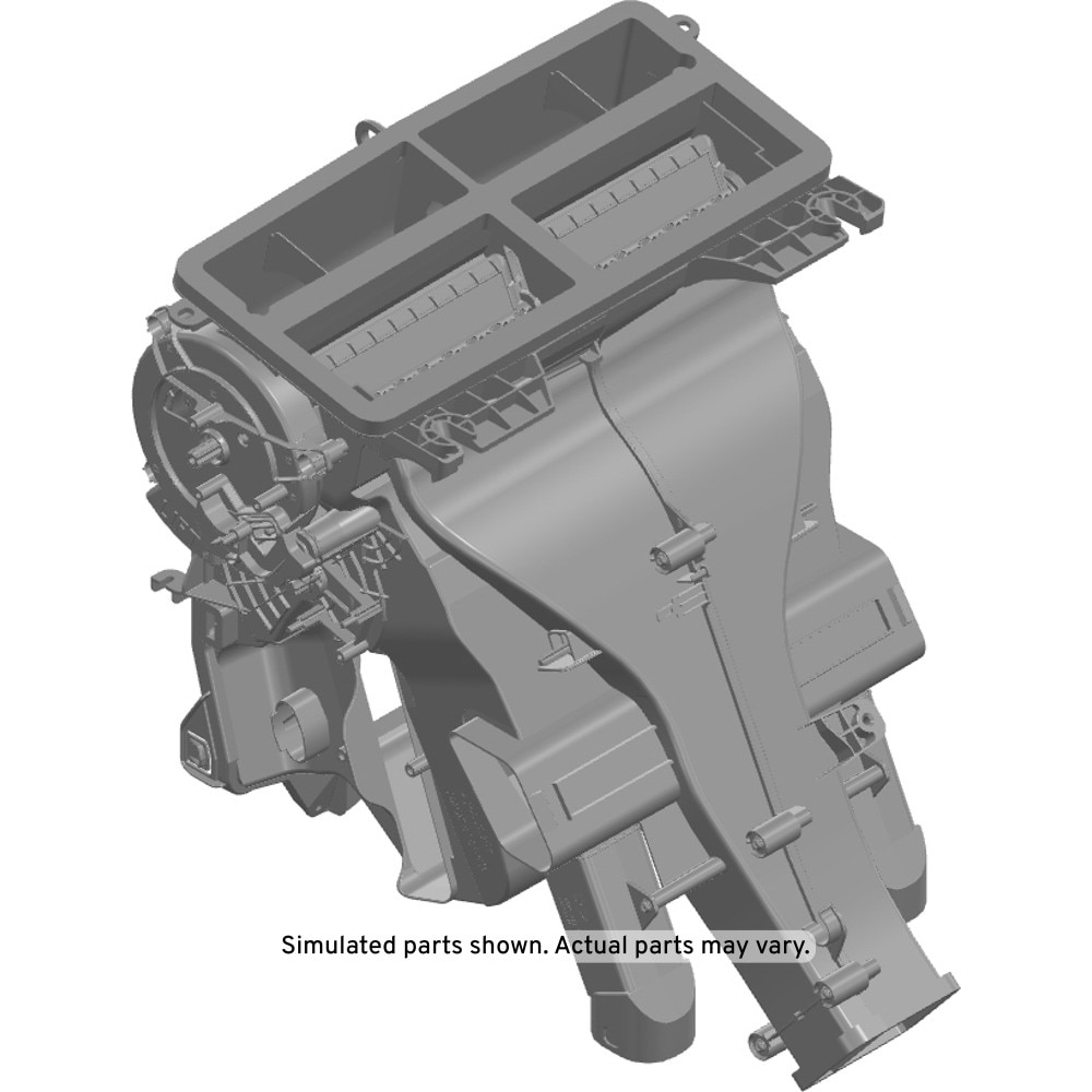 GM Genuine Parts Air Conditioning Evaporator and Blower Case