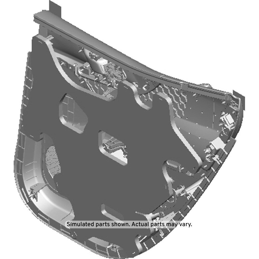 GM Genuine Parts Backen Black Rear Driver Side  Door Trim
