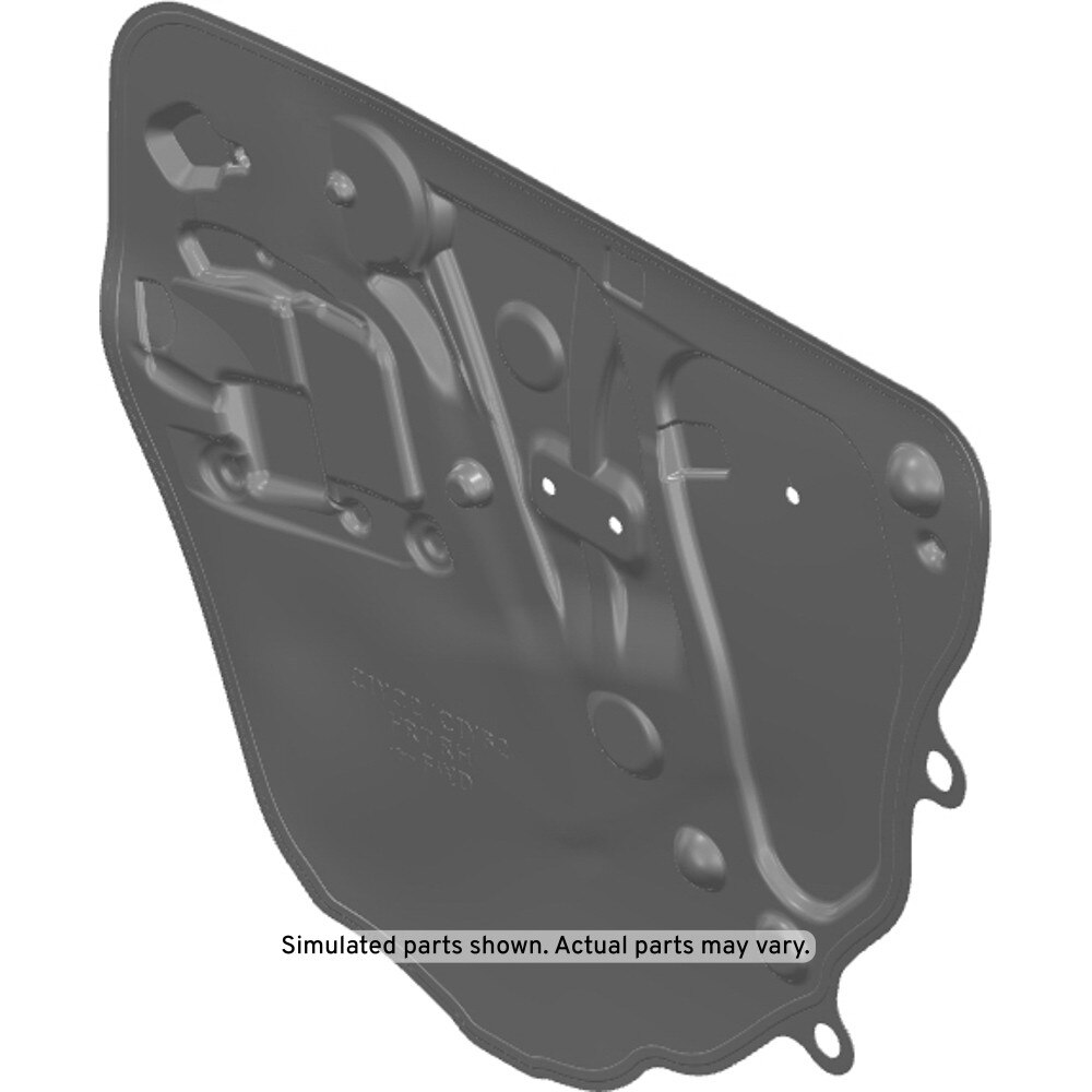 GM Genuine Parts Front Passengers Side Door Water Deflector