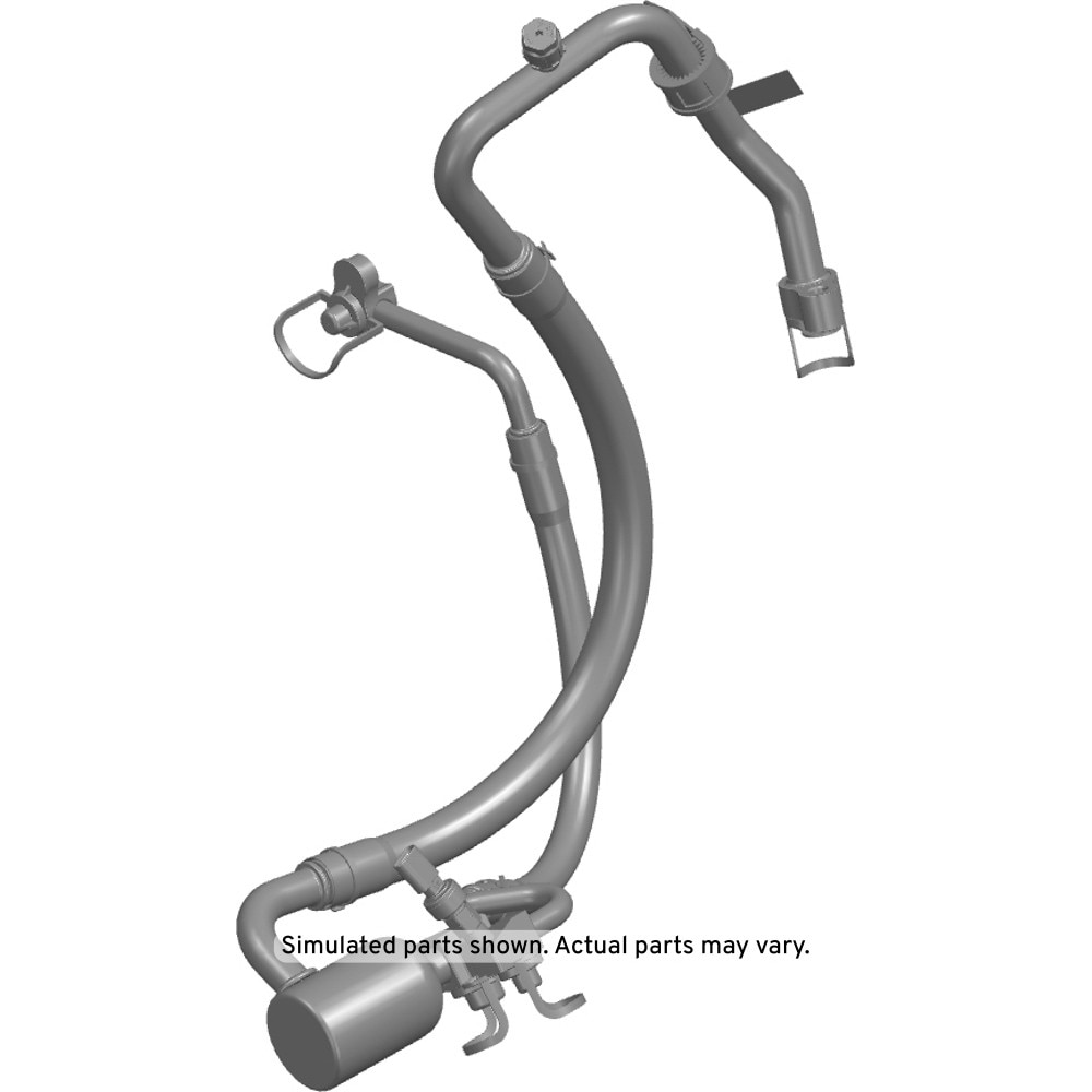 GM Genuine Parts Air Conditioning Compressor and Condenser Hose