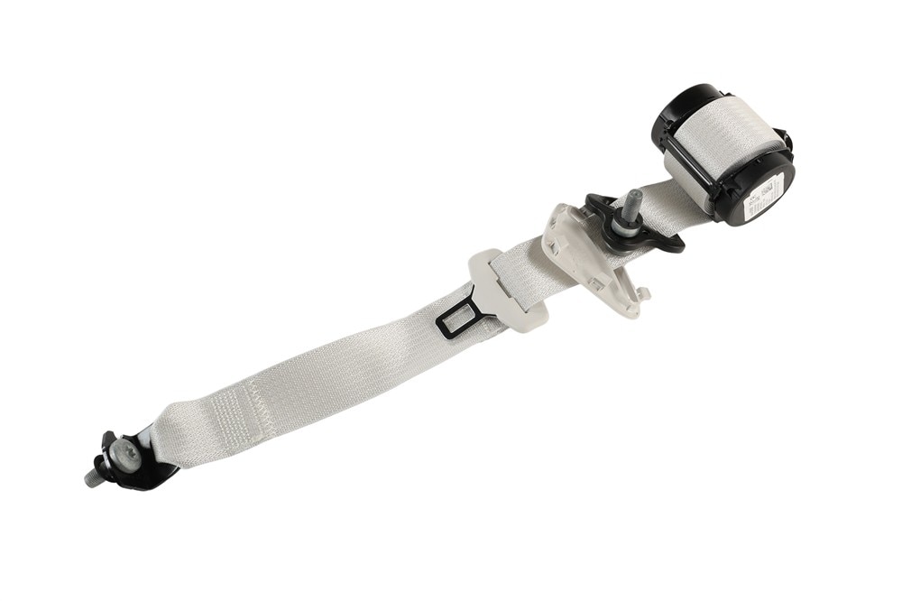 GM Genuine Parts Sheer Gray Passengers Side 3rd Row Seat Belt