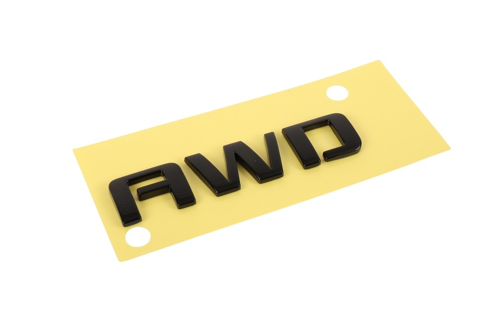 GM Genuine Parts Black Liftgate Transmission Name Plate