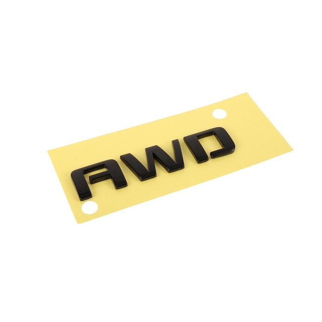 GM Genuine Parts Black Liftgate Transmission Name Plate