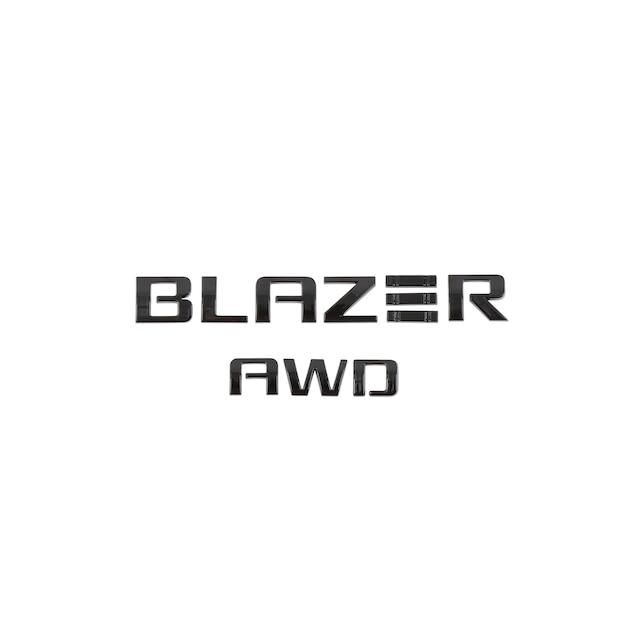 Blazer EV Emblems in Black