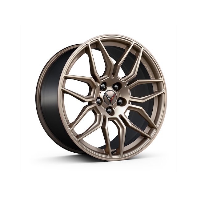 21x13-Inch Forged Aluminum Spider-Design Rear Wheel in Tech Bronze