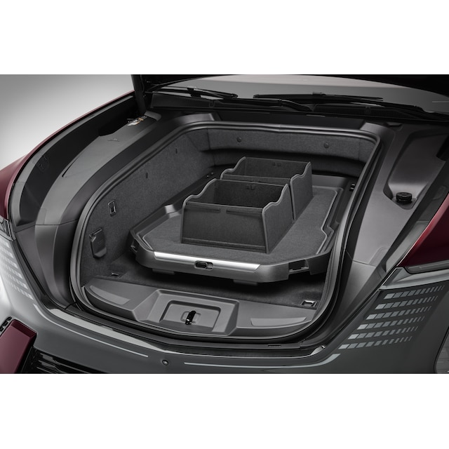 Carpeted Cargo Area Mat for eTrunk™ with Integrated Cargo Bin (for use with eTrunk™ Sliding Tray)