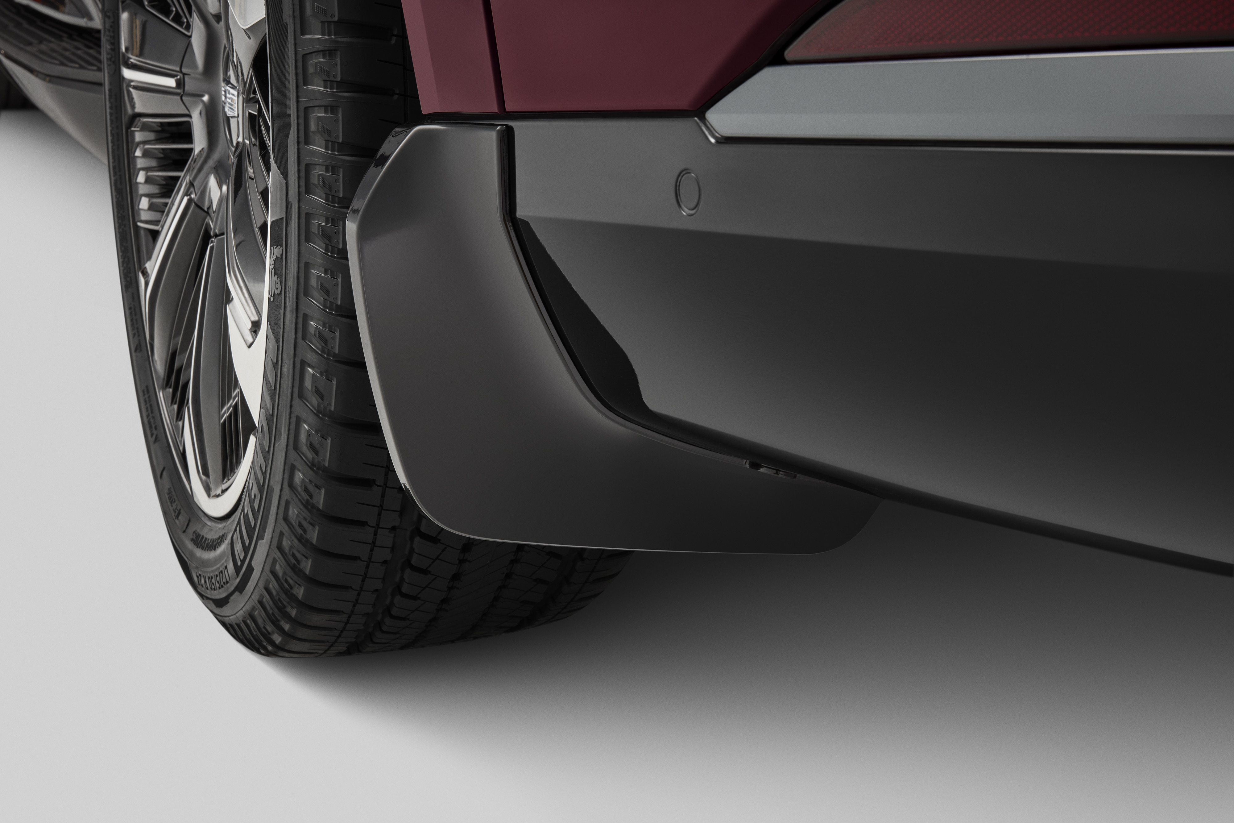 Rear Splash Guards Painted in Gloss Black