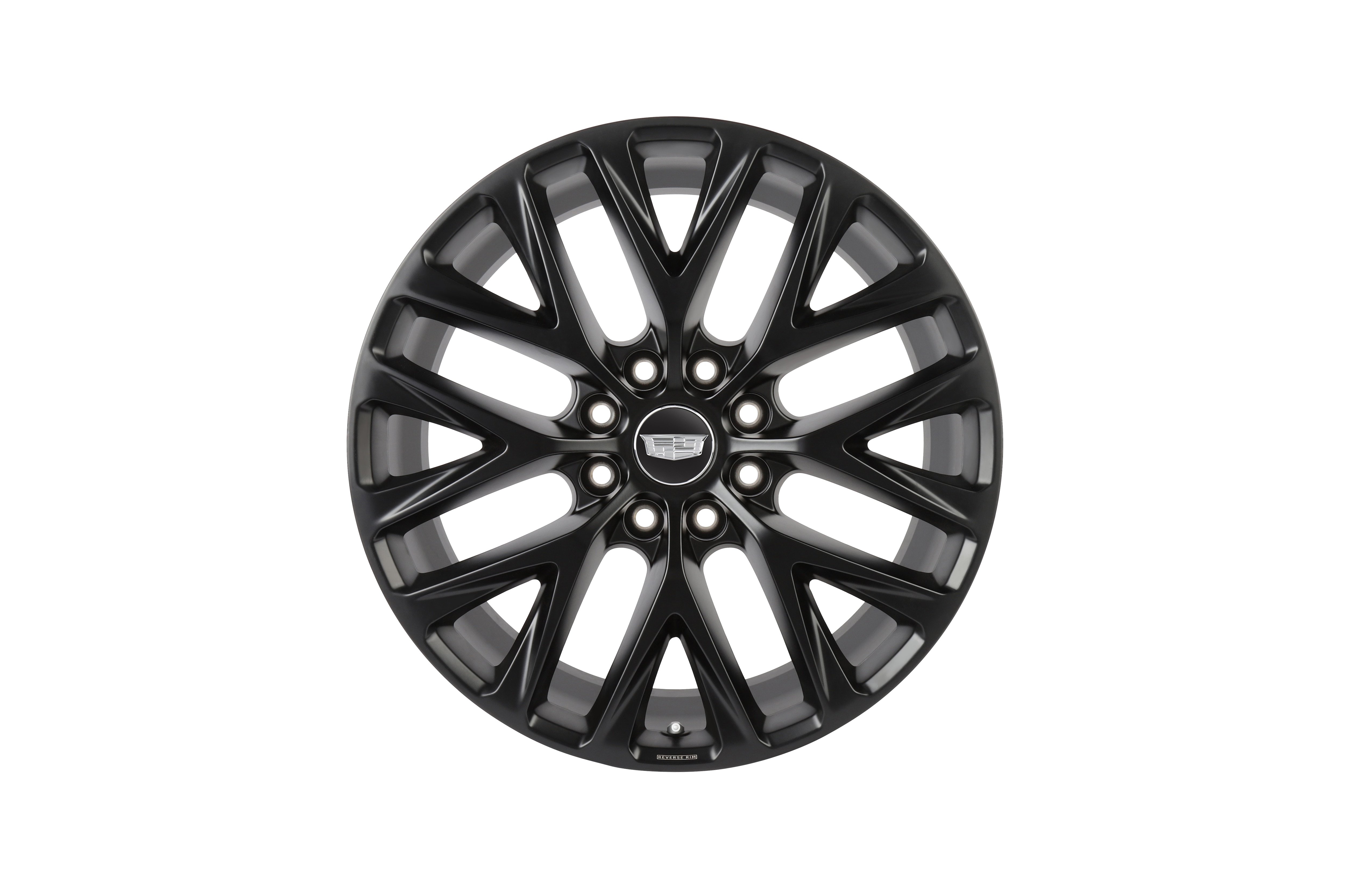 24x9-Inch Aluminum Multi-Split-Spoke Wheel in Satin Black