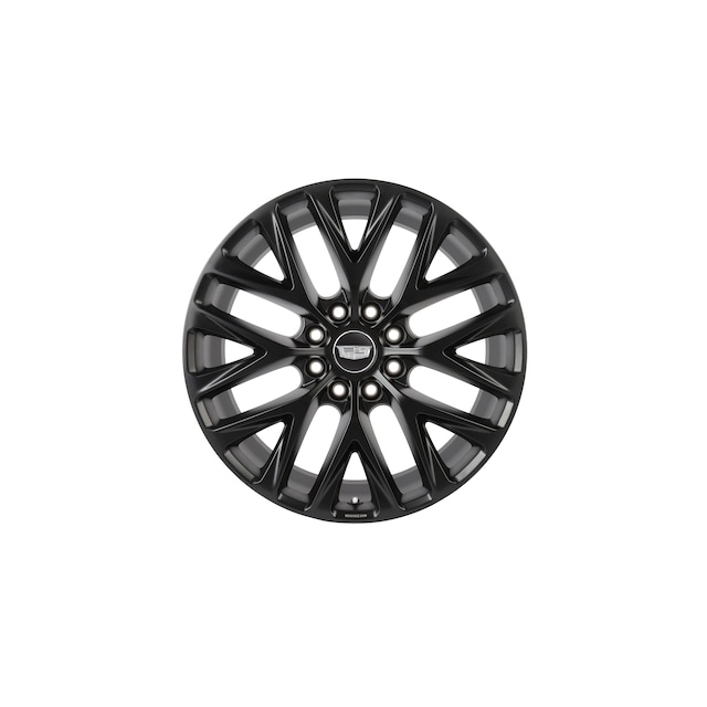 24x9-Inch Aluminum Multi-Split-Spoke Wheel in Satin Black