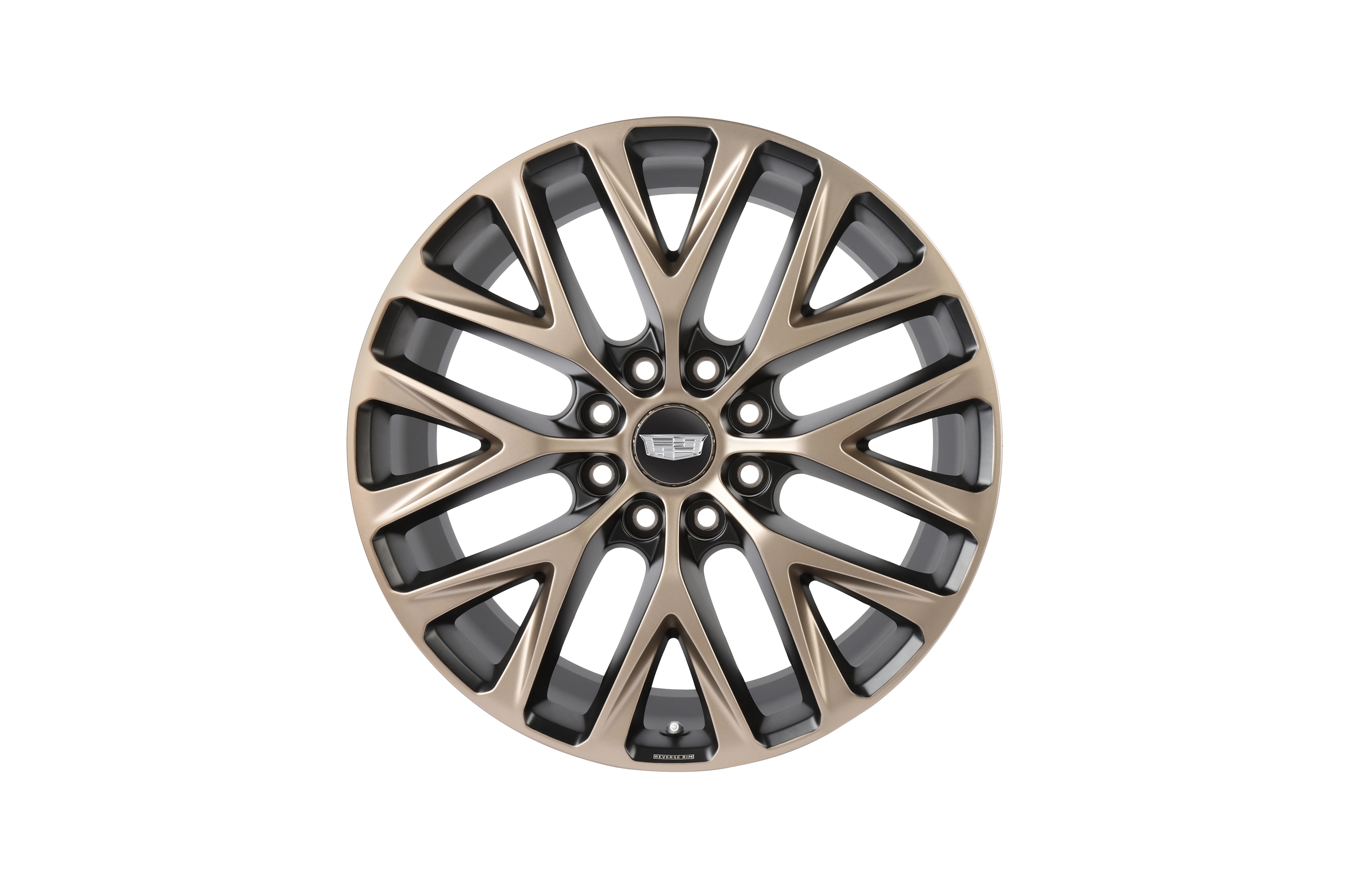 24x9-Inch Aluminum Multi-Split-Spoke Wheel in Dark Android and Bronze Finish