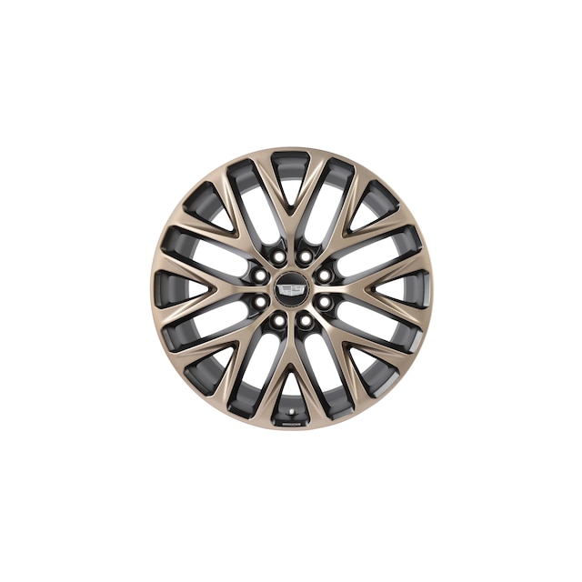 24x9-Inch Aluminum Multi-Split-Spoke Wheel in Dark Android and Bronze Finish