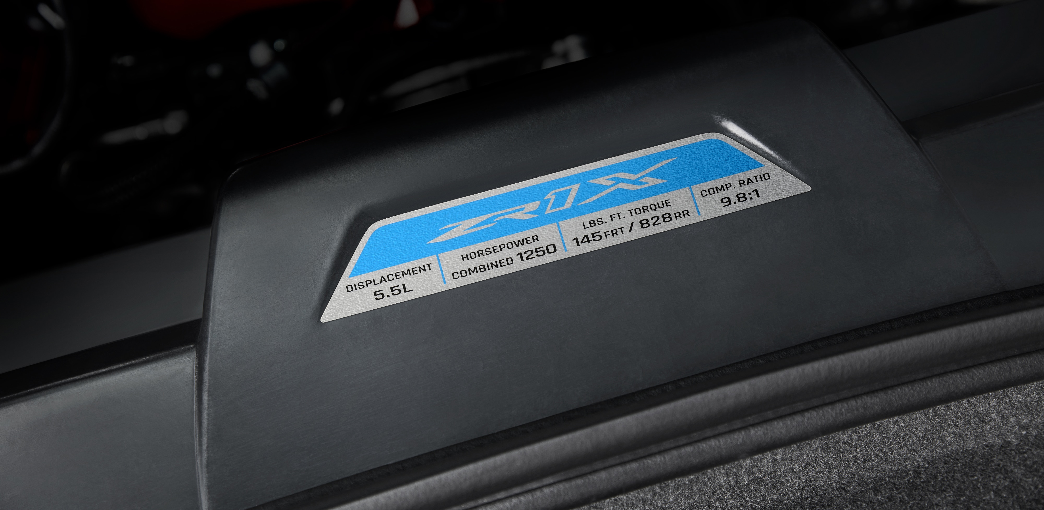 Engine Specification Plaque for ZR1X