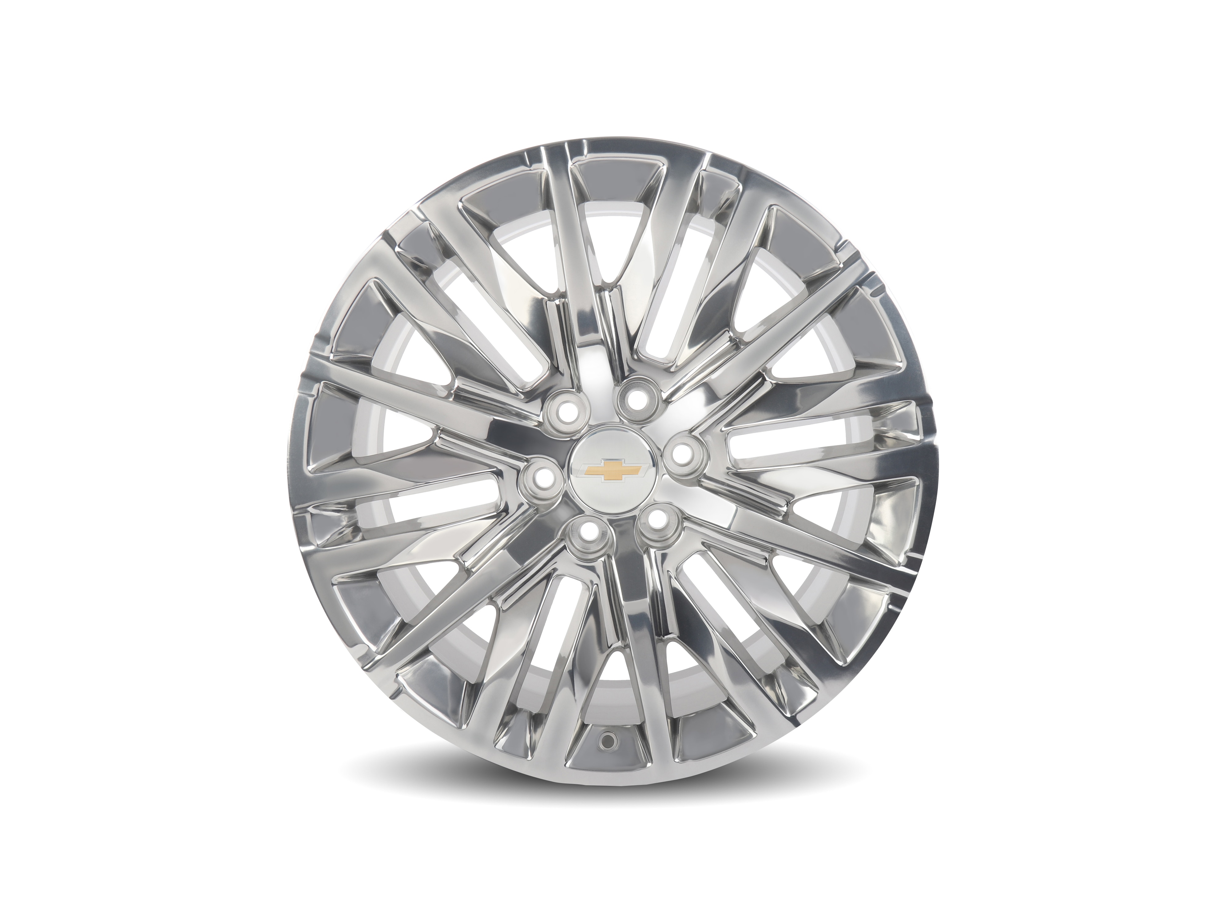 22x9-Inch Aluminum 6-Split-Spoke Wheel in Polished Finish