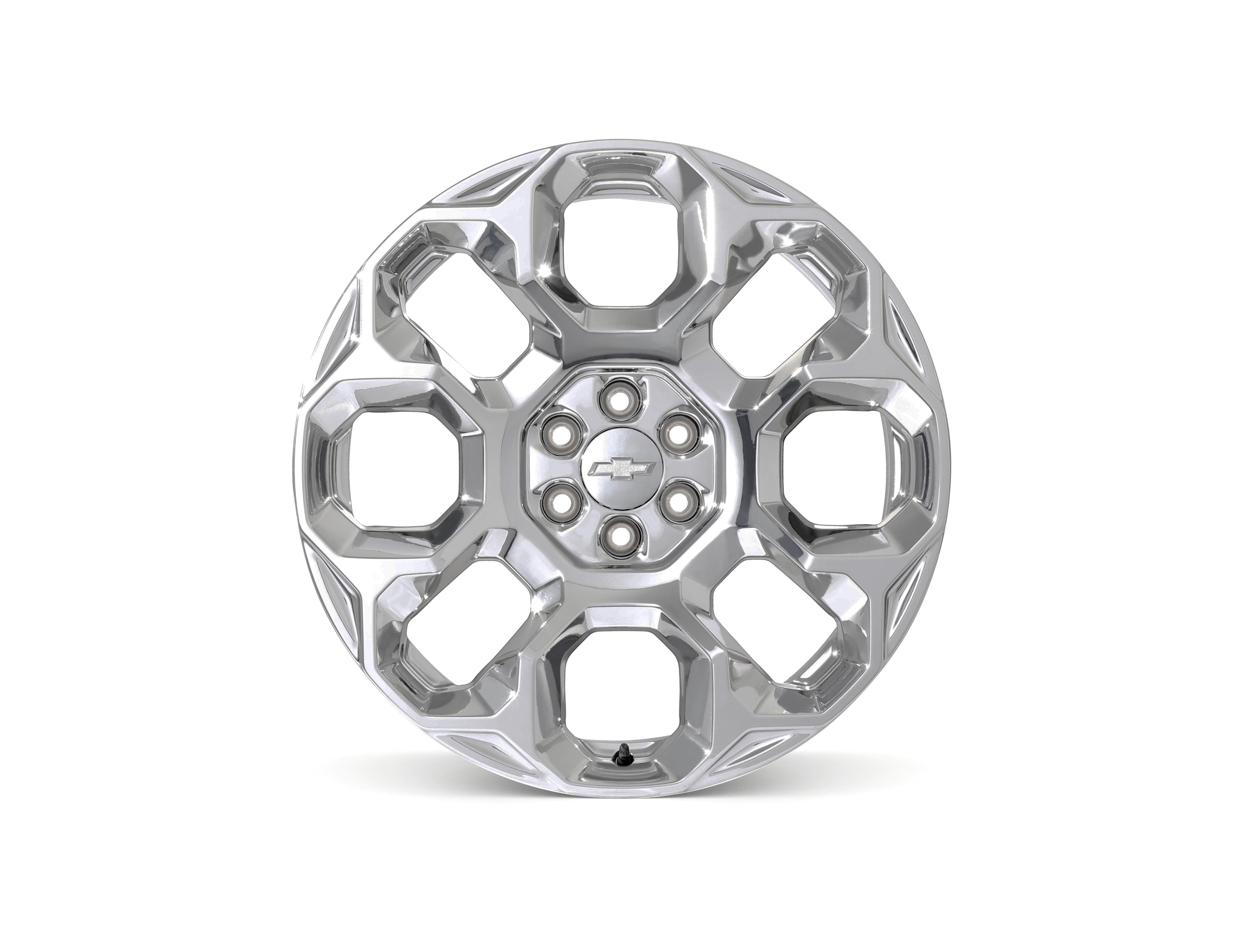 24x9.5-Inch Aluminum Multi-Spoke Wheel in Bright PVD