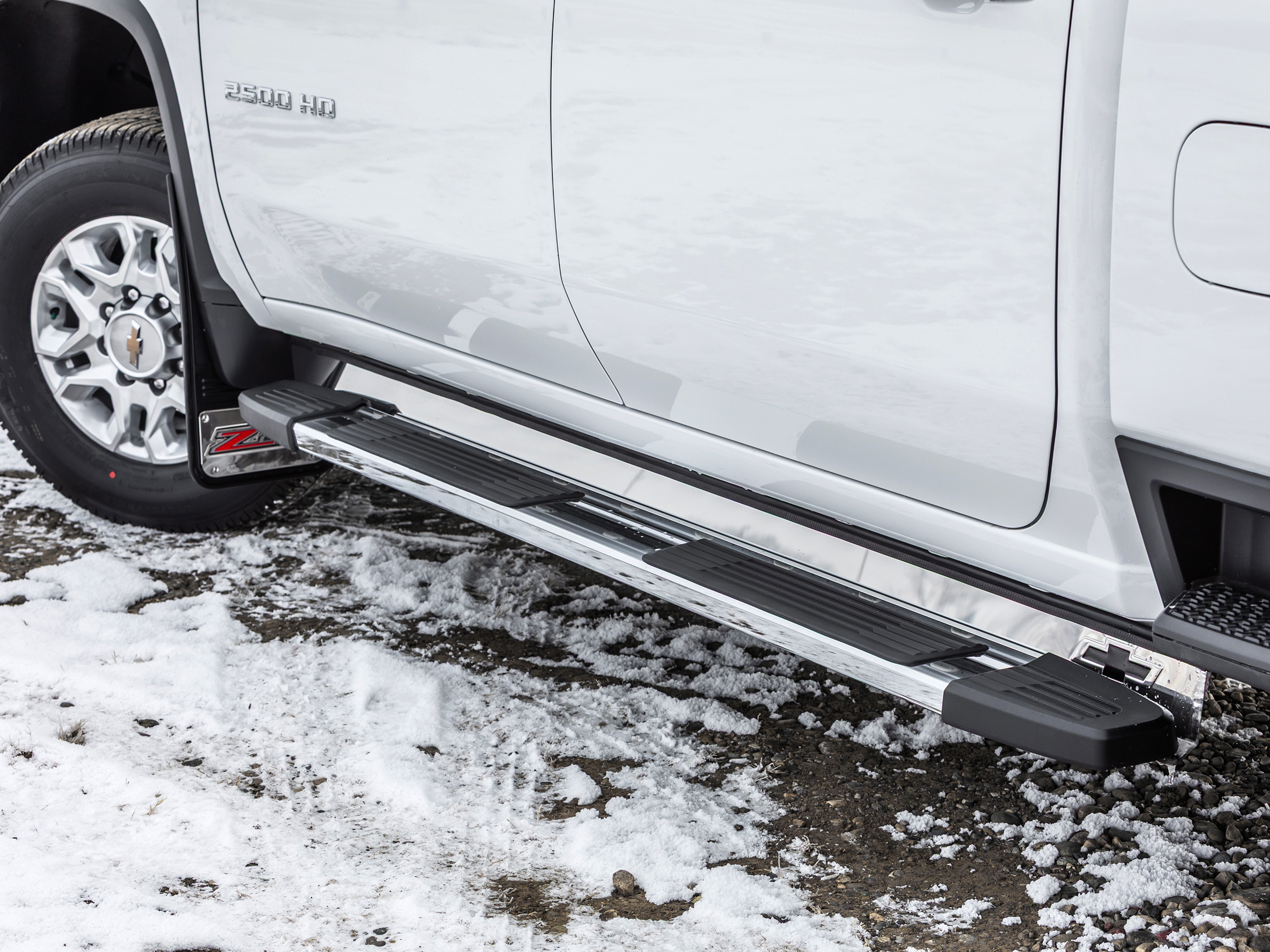 Assist Step Bar Fillers with Chevrolet Bowtie Logo by Truck Hardware - Associated Accessories