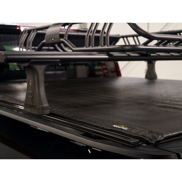 Standard Bed Soft Roll-Up Truck Bed Cover with T-Slot Rails by Advantage® - Associated Accessories