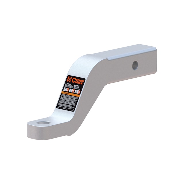 8,000-lb Capacity Aluminum Trailer Hitch Ball Mount, 4-Inch Drop by CURT™ - Associated Accessories