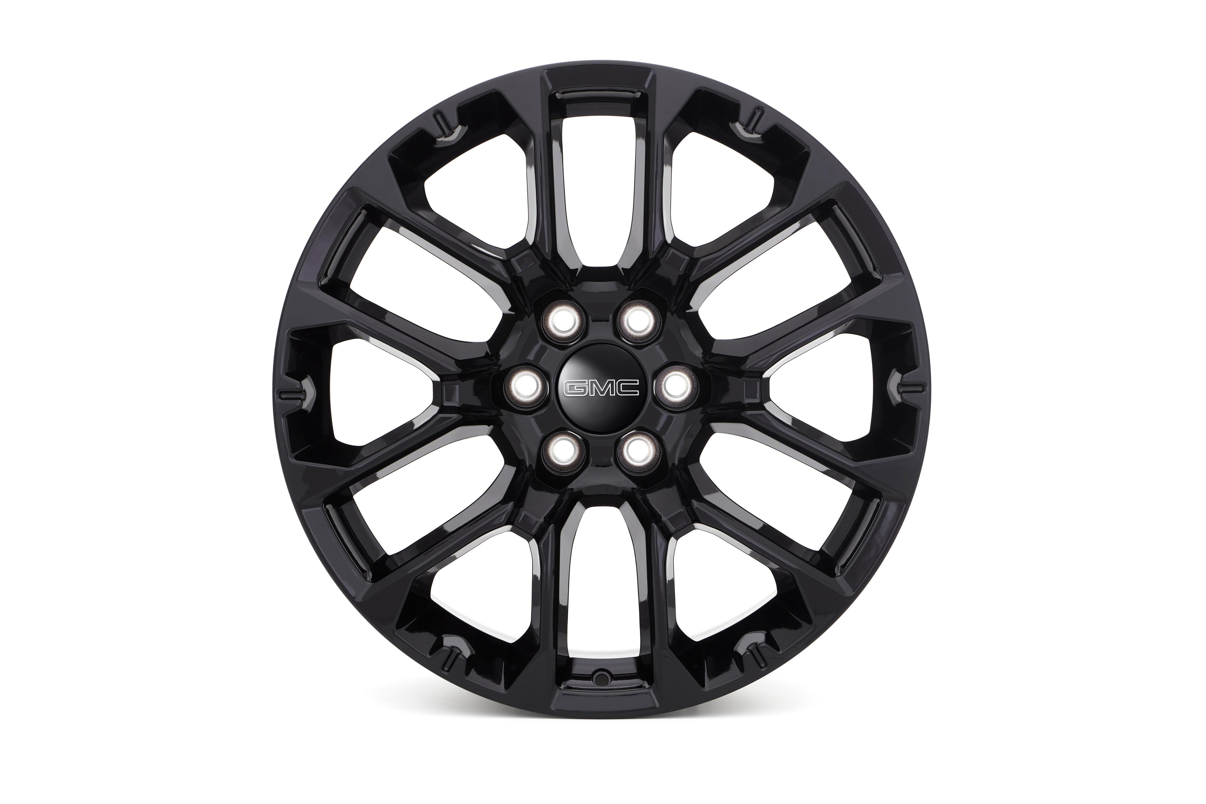 22x9-Inch Aluminum 6-Split-Spoke Wheel in Gloss Black | 84802386