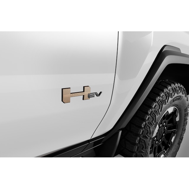 HUMMER EV Emblems in Tech Bronze