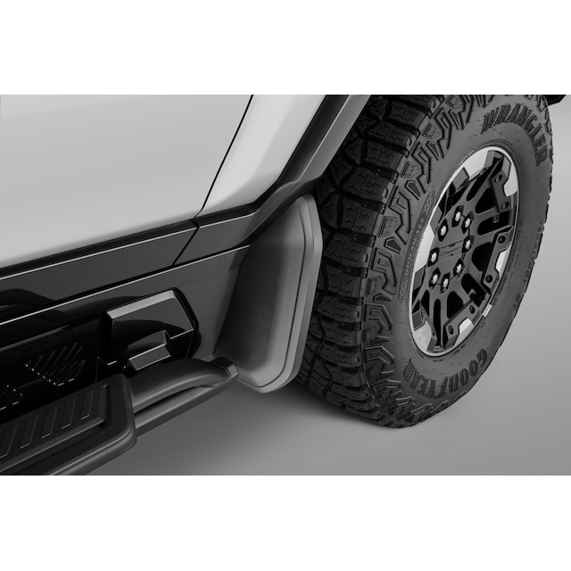 Front Splash Guards Molded in Black