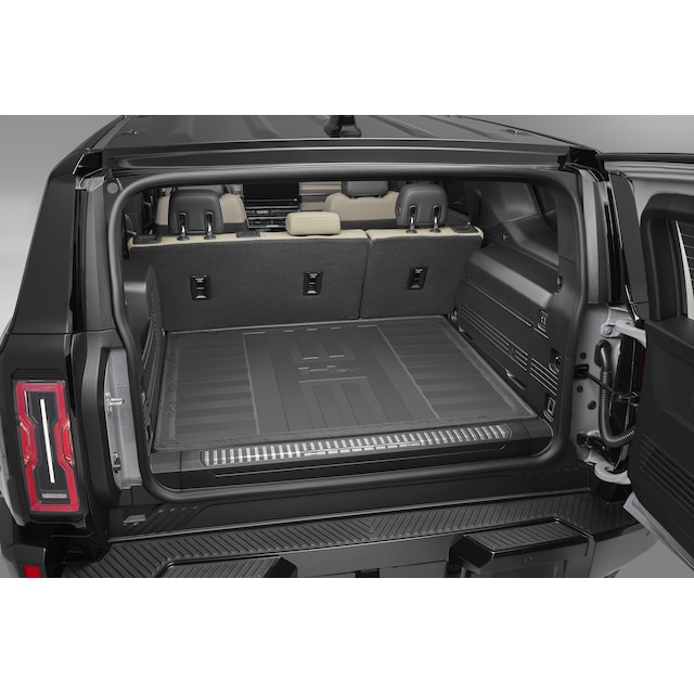 Premium All-Weather Cargo Area Mat in Jet Black with HEV Logo