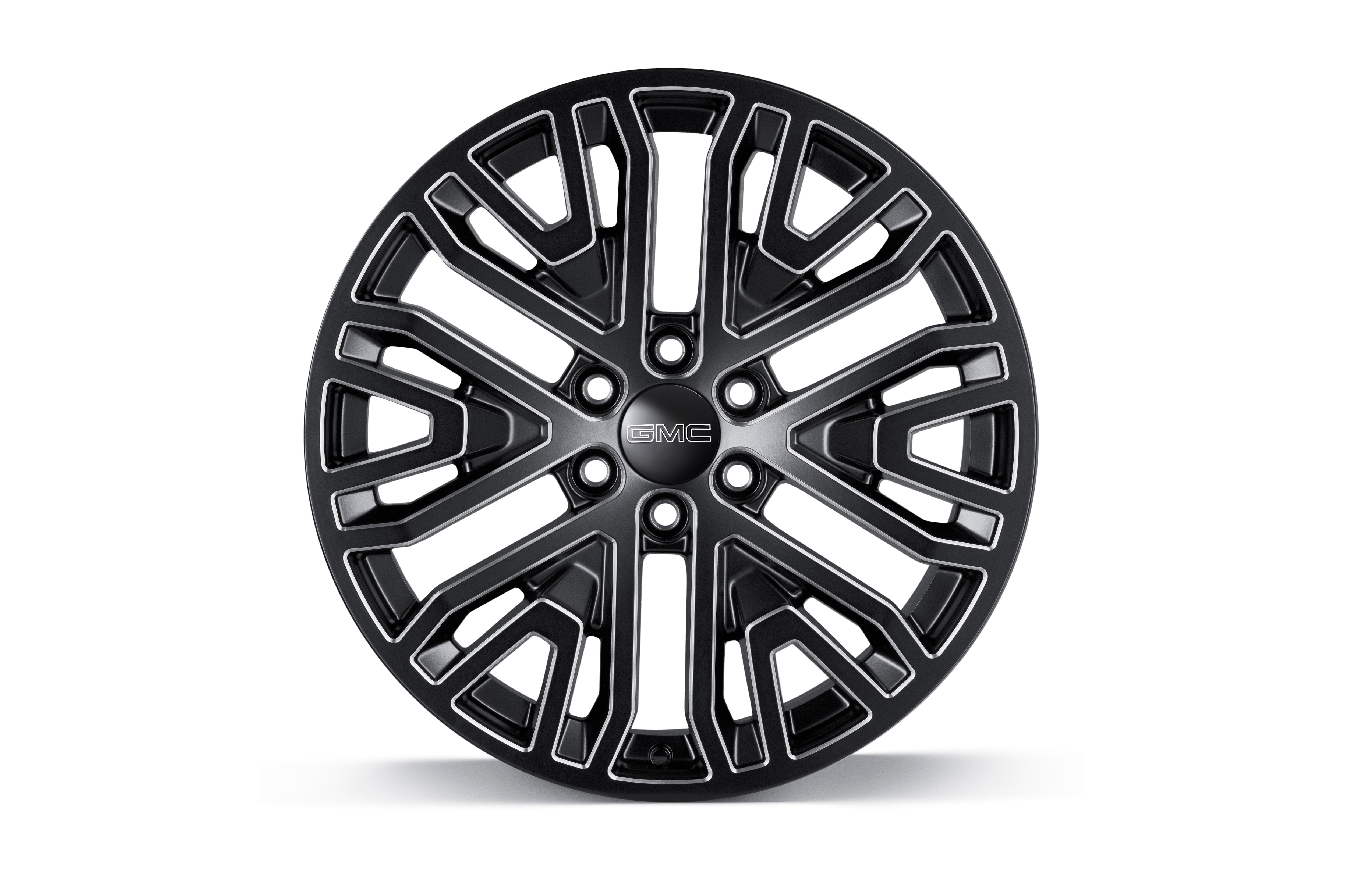 22x9-Inch Aluminum Multi-Spoke Wheel in Low Gloss Black with