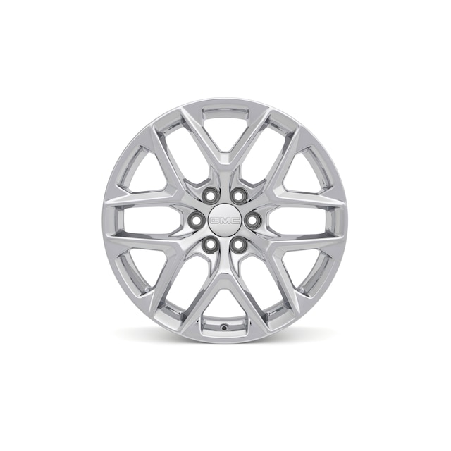 22x9-Inch Aluminum 6-Split-Spoke Wheel in Bright PVD