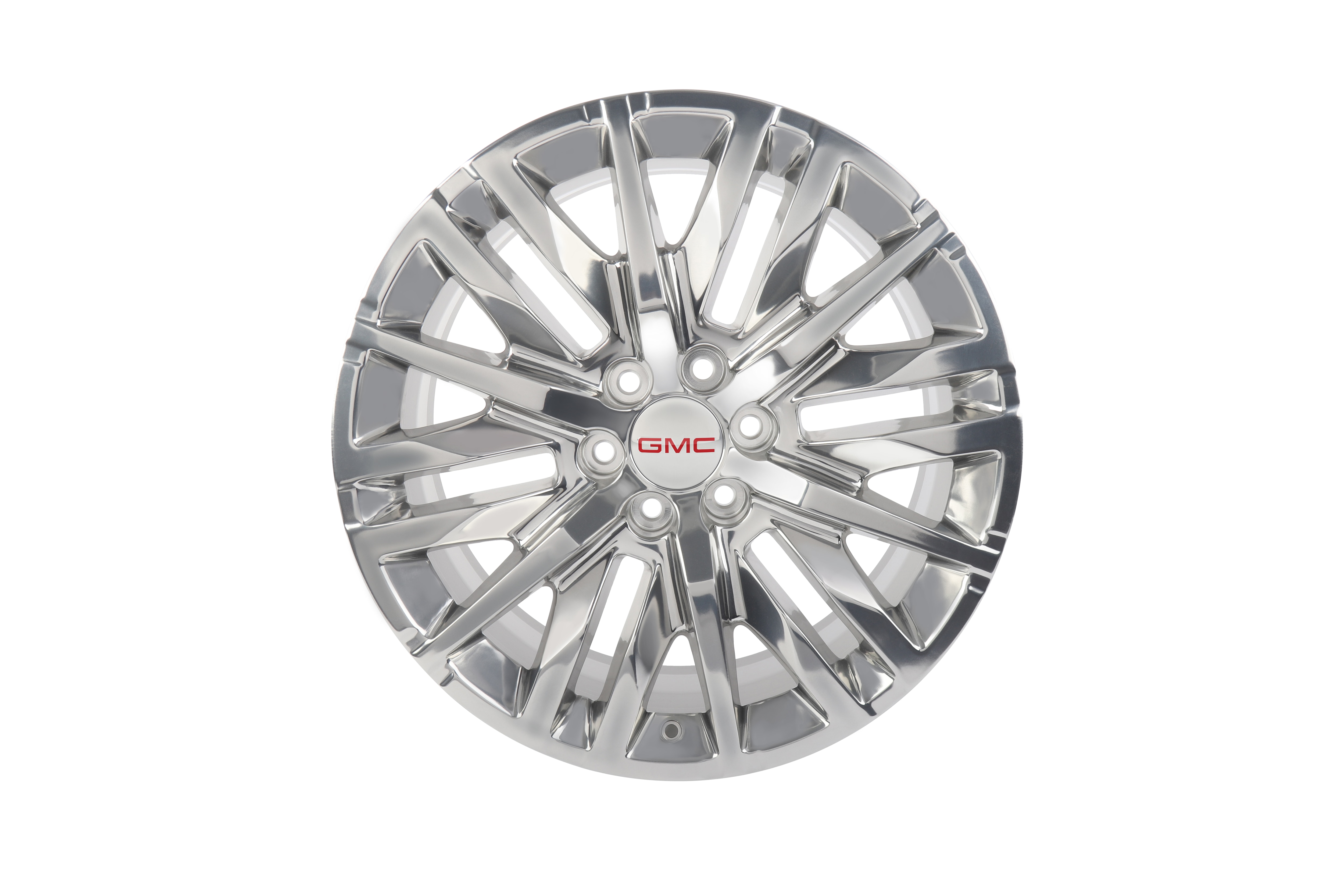 22x9-Inch Aluminum 6-Split-Spoke Wheel Package in Polished Finish
