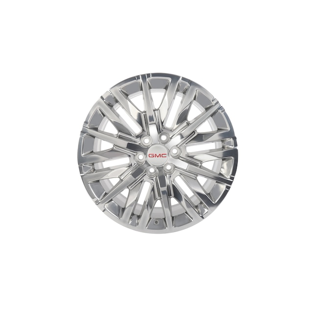 22x9-Inch Aluminum 6-Split-Spoke Wheel Package in Polished Finish